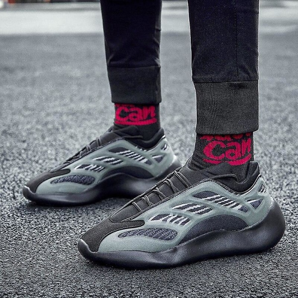 Casual högkvalitativa sneakers black-gray 7