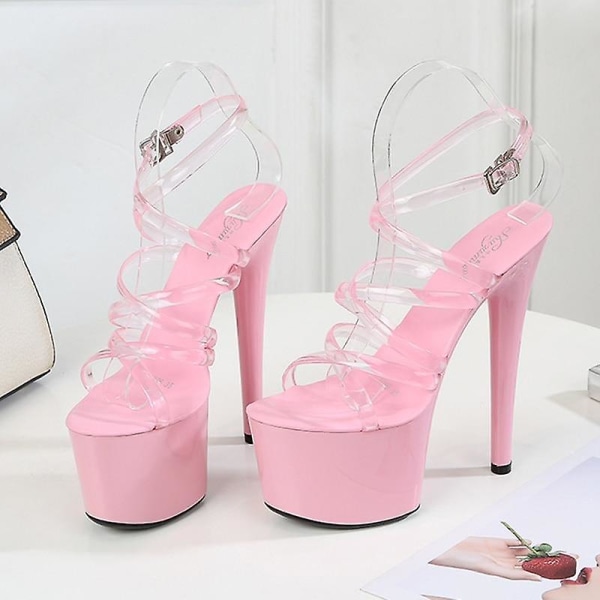 Walking Show- Stripper högklackat sandal ( set 1) Light Pink 5