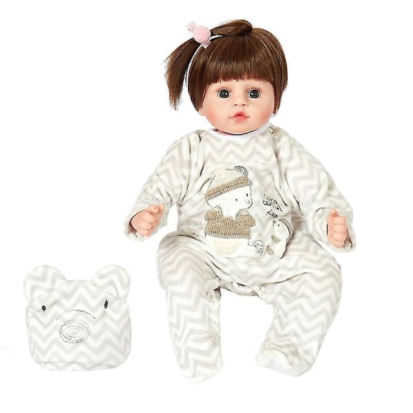 Livsnära Realistiska Reborn Baby Dolls Reborn Girl Docka Med Klädleksak Tillbehör Bästa set Julklapp till tjejer 3 år 4