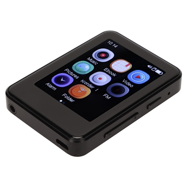 MP3 MP4-spelare Bluetooth 5.0 HiFi Lossless 2,5 tum pekskärm inspelning musikspelare med högtalare radio 32GB