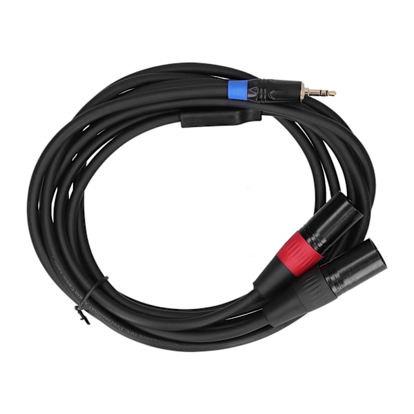 3,5 mm Stereo Hane till Dubbel 2 XLR Hane Kontakt Ljudkonverterare Adapter Kabel Sladd 3M