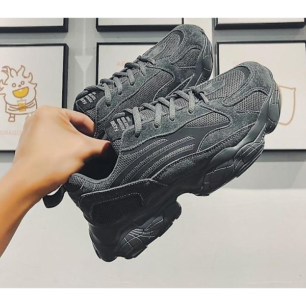 Herr Hög Mode Vulkaniserade Chunky Sneakers Skor A 9