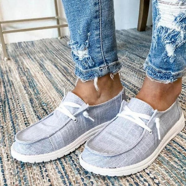 Sommar- Andas casual skor med snörning White 35