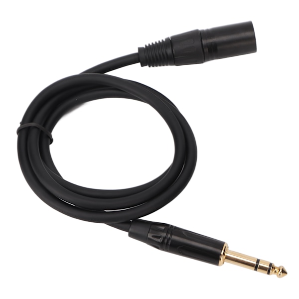 6,35 mm till XLR-kabel Hane till Hane 3-Pin Stereo 1/4 tum till XLR Balanserad Kabel för Högtalare Mikrofon Scen 1,8 m/5,9 fot