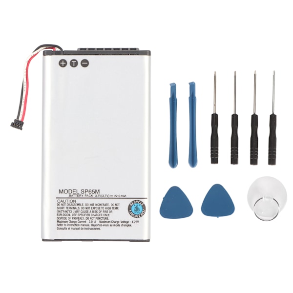 Batteri för SP65M 3.7V 2210mAh Batteriutbyte för PS Vita PCH 1001 PCH 1101 1003 1103 Controller Batteri