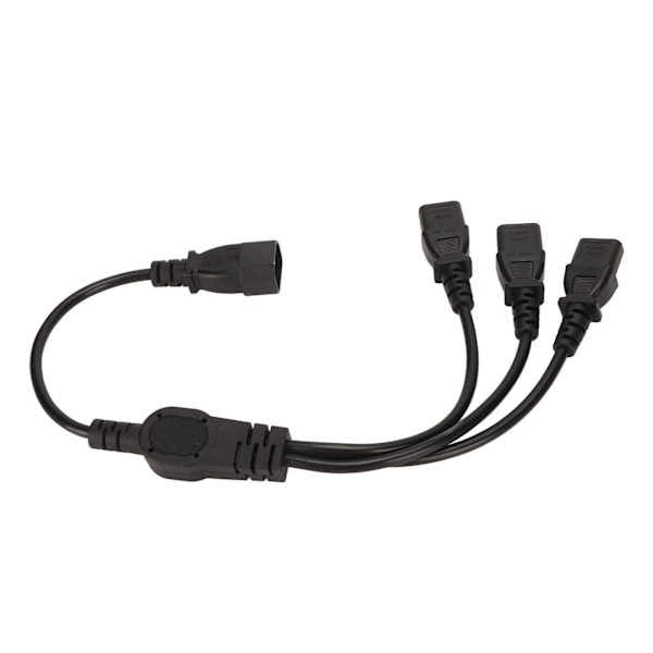 IEC 320 C14 till 3 X C13 Strömkabel Universal 1 till 3 IEC 320 C14 Hane till 3 X C13 Hona Y Splitter Strömadapterkabel