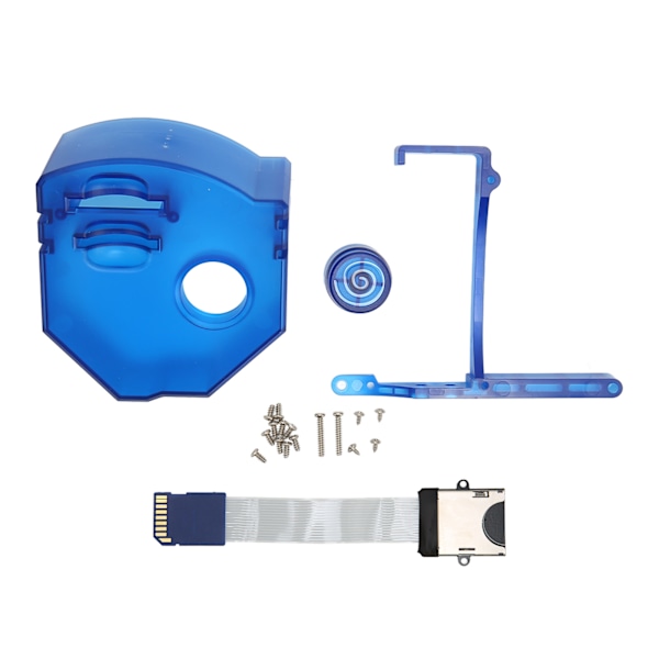 Fjärrlagringskortmonteringskit Värmeavledning 3D-utskrift Lagringskortsförlängare Adapter för Dreamcast GDEMU Transparent Blå