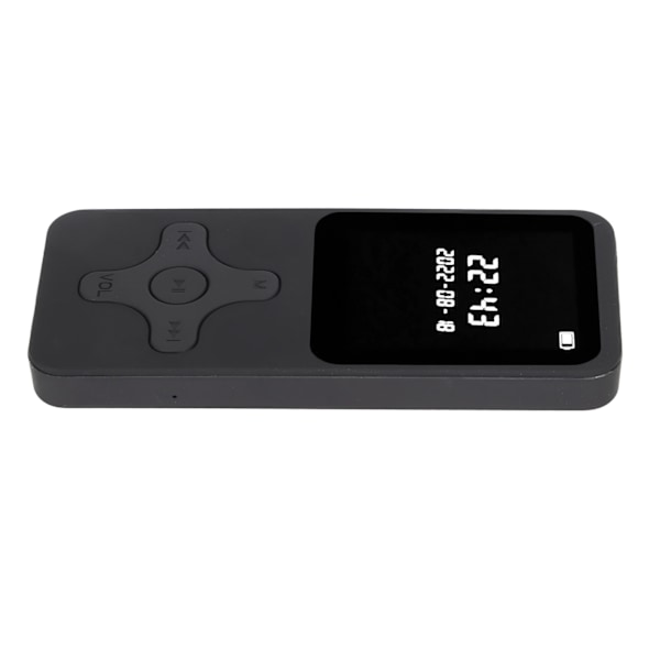 MP3 MP4-spelare Bluetooth 5.0 Ultratunn Digital LCD 1,77 tum Skärm HD-högtalare FM-radio Bärbar HiFi-musikspelare med 32 GB minneskort