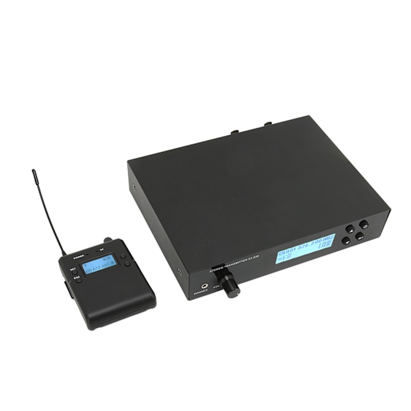 Trådlöst Hörlursmonitorsystem 626?662MHz 90dB 3 Lägen Monitor Öronretursystem för Bandsångare 110?240VEU-kontakt