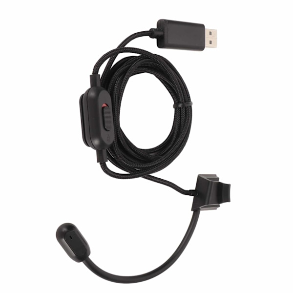 USB Ersättningshörlurskabel med 2,5 mm kontakt Ersättningshörlurssladd med knappkontroll och mikrofon för 35 II 2 meter