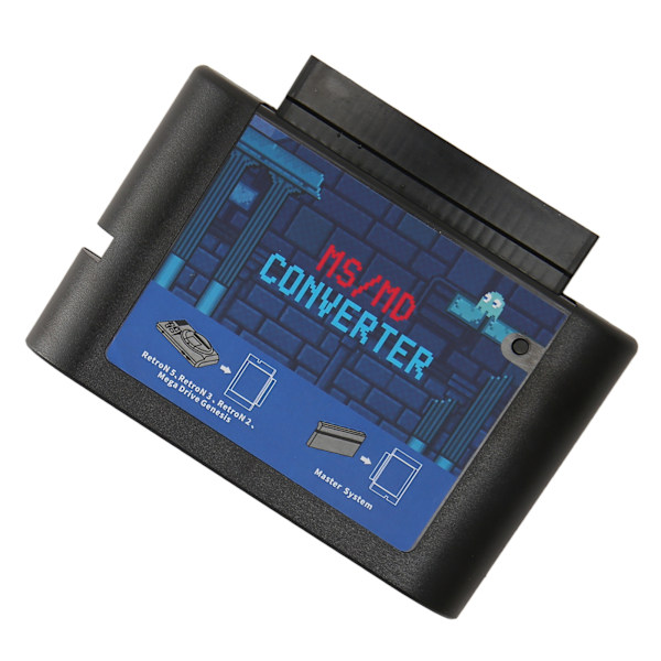 Spelbrännare Kort Proffs för Master System MS till för Mega Drive MD Retro Videospelkort Konverterare