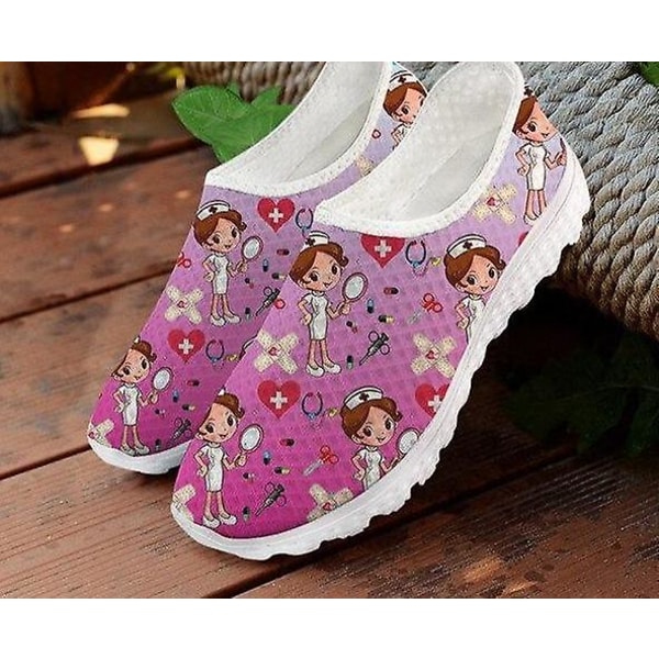 Sommar - Slip-on Gradient Skisstryck, Ballerinaskor Vårdskor (Set 2) 40 / HMEA121AA