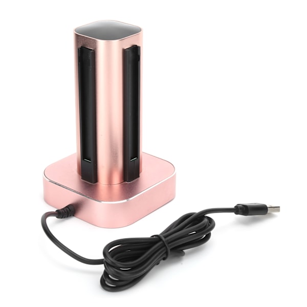 4-i-1-kontrollantladdningsdocka för Nintendo Switch i aluminiumlegering Laddningsstation Roséguld