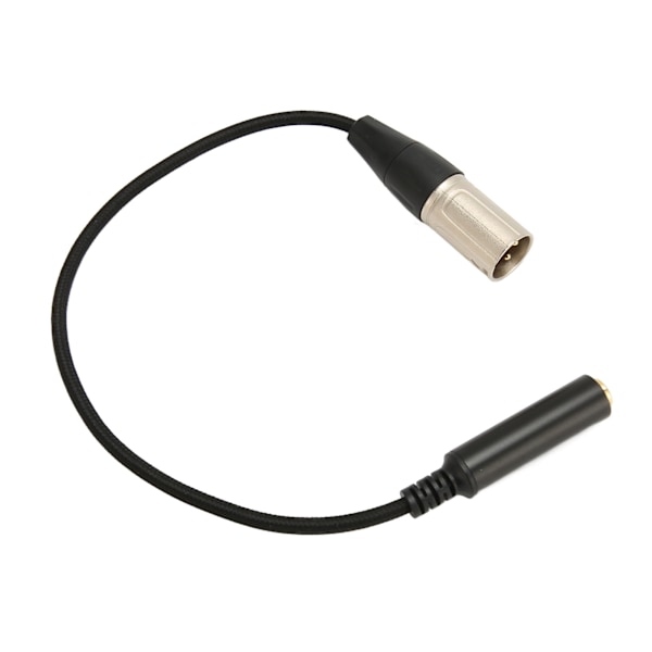 6,35 mm 1/4 tum Hona till XLR Hane Adapterkabel 3-Pin Hane till 6,35 mm Uttag Mikrofon Ljudkabel