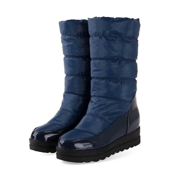 Dam Vinter Varm Plattform, Fur Fringe Snow Boot RD 36 /