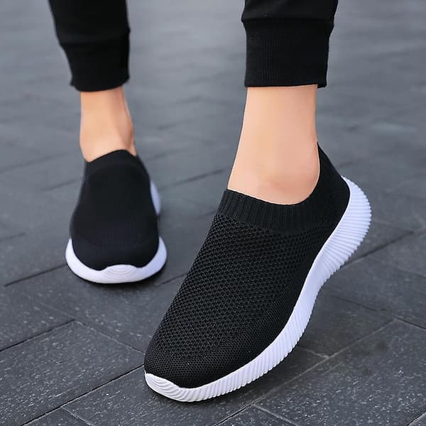 Sneakers i mesh -plattform som andas ( set 2) 1926grey 37