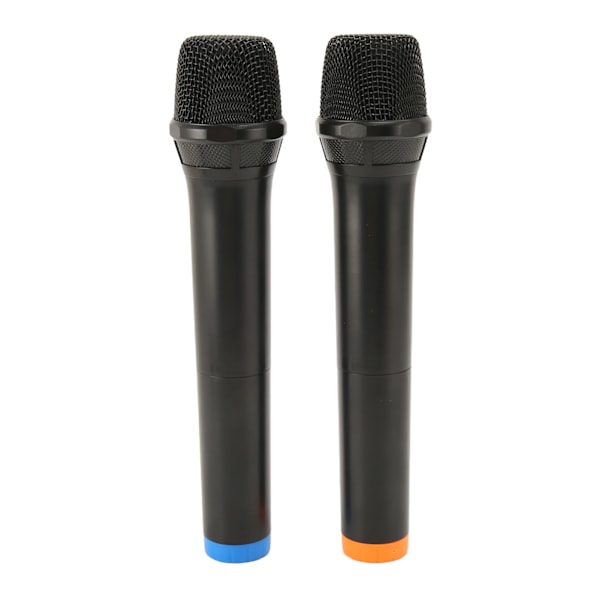 2st Trådlös Mikrofon USB Dynamisk Sladdlös Mikrofon Bärbar Handhållen Mikrofon för Karaoke Sång Presentation