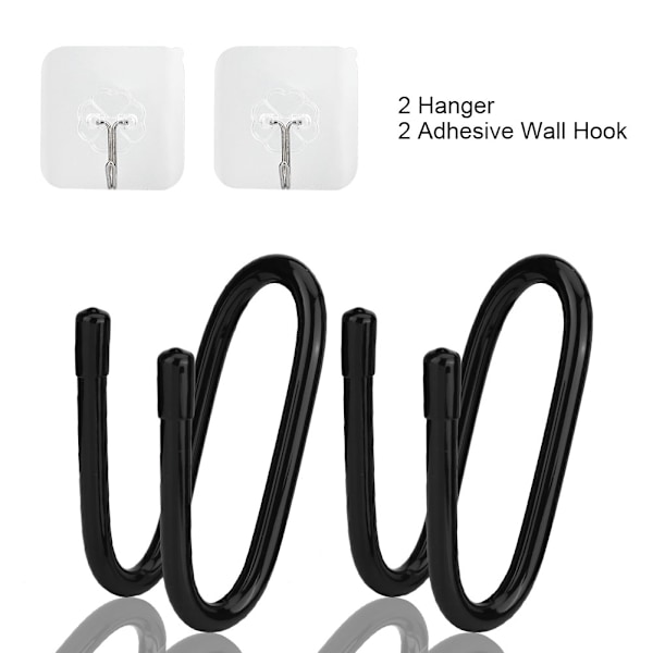 2-pack Spelkontrollorganisatör Väggställ Väggfäste Väggklämma Vägghängare