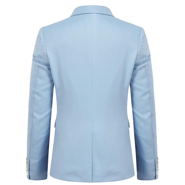 Enknapps blazer Casual Top Jacka för män blå M