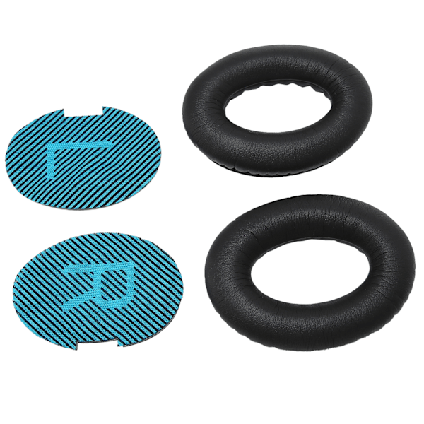 Öronkuddar Hörlursdyna Reparation Ersättning Passar för QC2 QC15 AE2 AE2I QC25 Svart