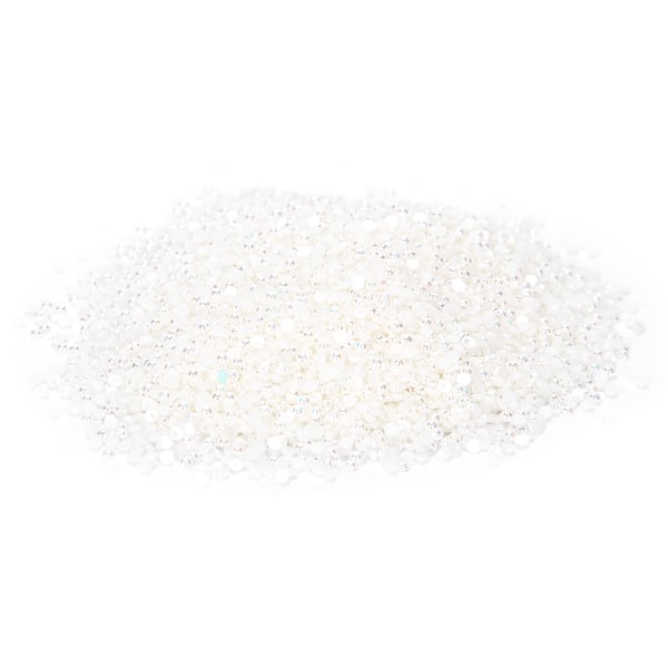 10000st Nagelkonst Konstgjorda Pärlor Pärlor Dekorationer Dekal 3D Manikyrdekorationer 2mm