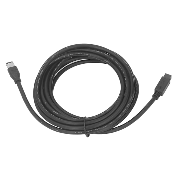 IEEE 1394 Firewire-kabel 800 Mbps 4,5 m lång Plug and Play Hane till Hane ROSH Standard 9-Pin till 6-Pin Firewire-kabel