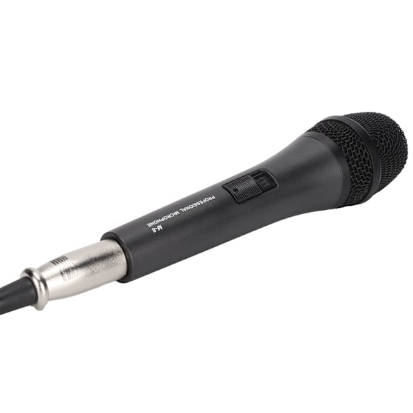 Dynamisk karaoke mikrofon metall handhållen mikrofon med XLR-kabel för karaoke sång tal bröllop utomhusaktivitet