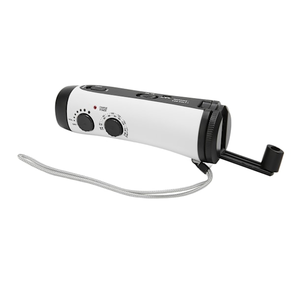 Veva Radio med Handvev Multifunktionell Bärbar FM AM Väderradio med LED-ficklampa och Handledsrem för Utomhus