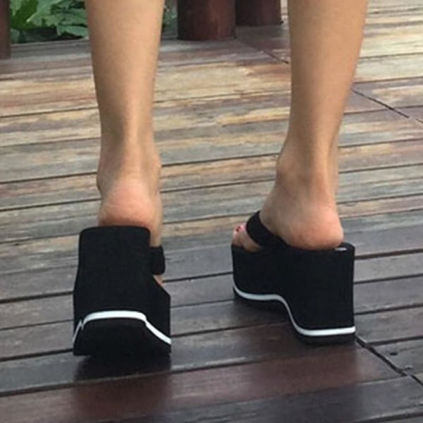 Flip Flops Wedges Sandaler för kvinnor 8