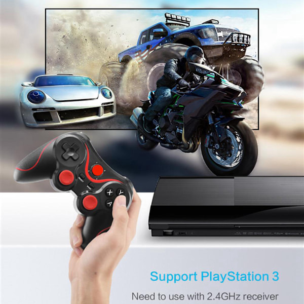 Trådlös Spelkontroll Bluetooth Gamepad Universal Gamepad Kompatibel för Android-surfplatta