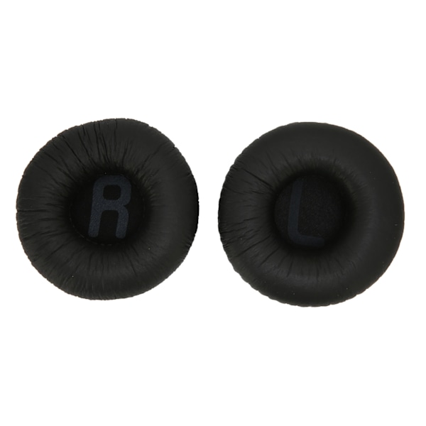 Ersättningsöronkuddar Proteinläder Memory Foam Ljudisolerande Öronkuddar för T450 T450bt Tune600 T500bt Svart