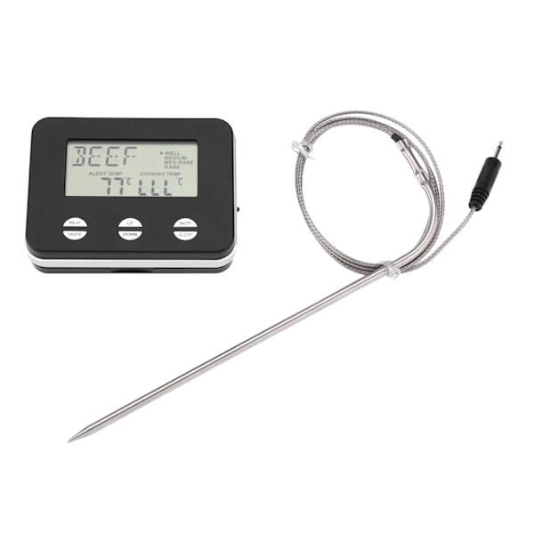 LCD Digital BBQ Termometer Kök Matlagning Mat Kött Probe Temperaturtestare