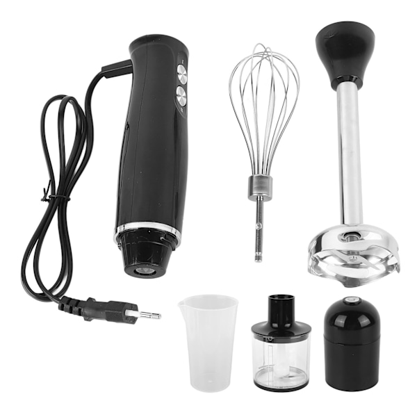 Stavmixer Handhållen 4 i 1 Multifunktionell Stavmixer för Barnmat Soppa Smoothie 220‑240v