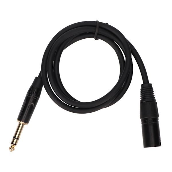 6,35 mm till XLR-kabel Hane till Hane 3-Pin Stereo 1/4 tum till XLR Balanserad Kabel för Högtalare Mikrofon Scen 1m/3,3ft