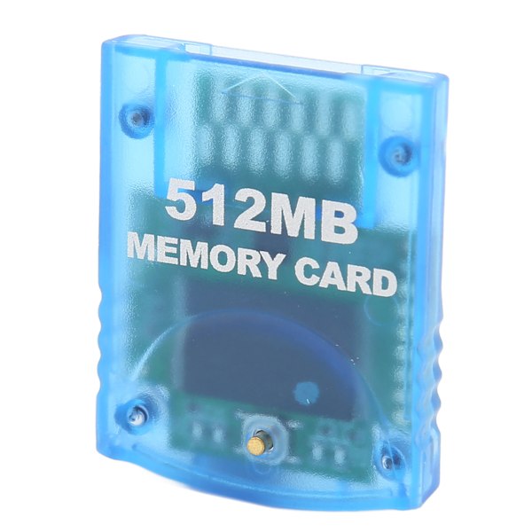 Minneskort för Gamecube Plug and Play Hög Hastighet Spelkonsol Minneskort för Wii Konsol 512MB (8192Block)