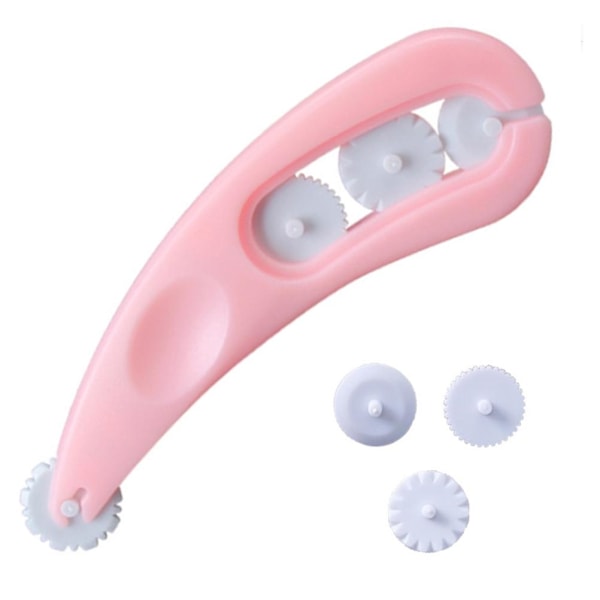 4 st Fondant Cutter Präglingsrullar Tårtdekorationsverktyg Fondant Roller för DIY Tårtdekoration