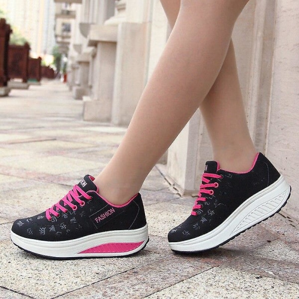 Platform Sneakers för kvinnor Cat Design Sky blue 38