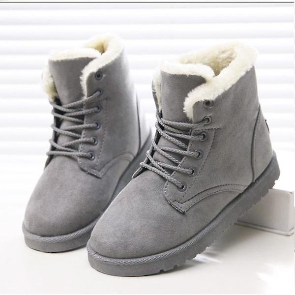 Supervarma vinterkängor för kvinnor 66021 gray 10.5