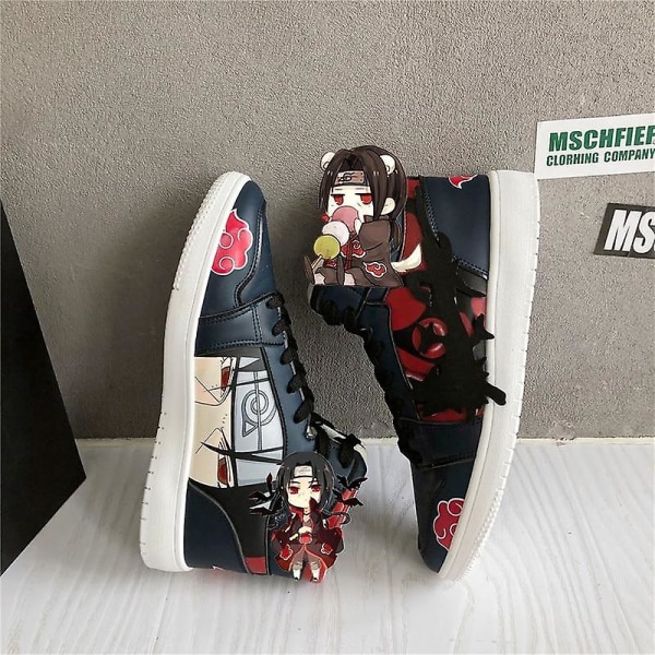Herr- Casual Sneakers Skor ( set 1) 37 / Blue red