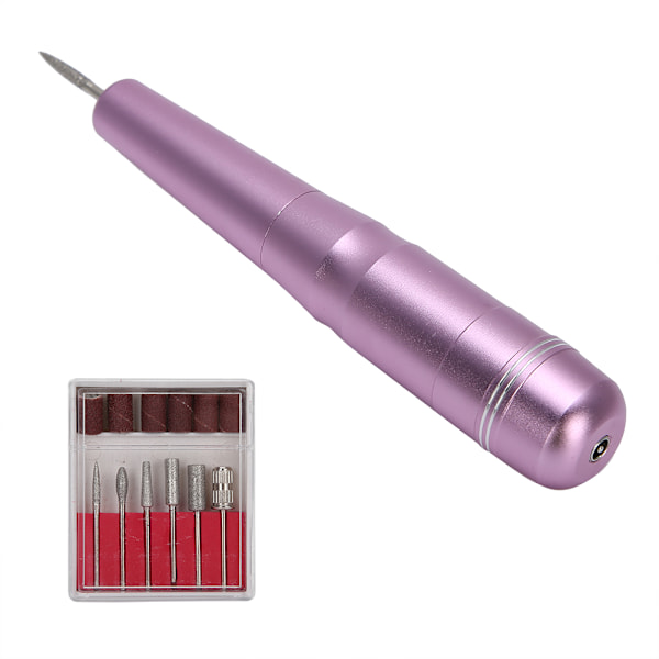 20000RPM USB Portabel Elektrisk Nagelborr Pennmaskin Slip Polermaskin Manikyrverktyg