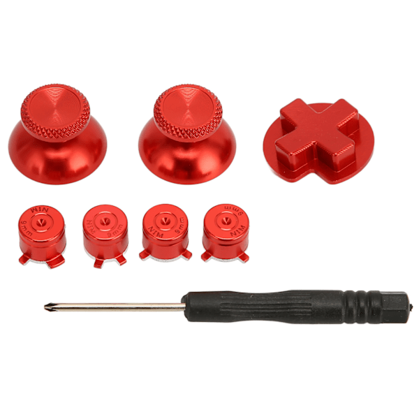 Spelkontroll Metallknappar D-Pad ABXY Kors Aluminiumlegering Reparationsknappar Ersättning för Switch Pro