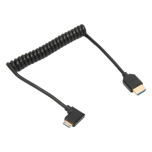 HD Multimedia Interface-kabel 8K 48Gbps Höger Vinkel Mini HD Multimedia Interface till HD Multimedia Interface-kabel