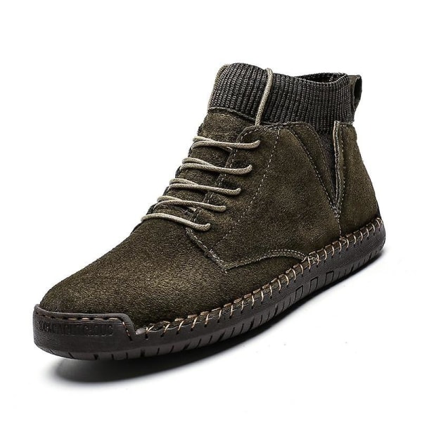 Herr Höst, Vinter High Top Vulkaniserade Sneakers green 41