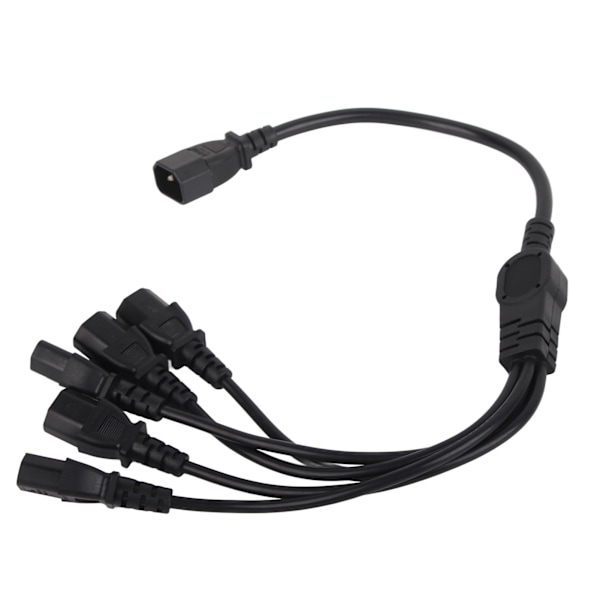 UPS PDU C14 till 5 X C13 Strömadapterkabel Hane till Hona 10A 250V Y Splitter Strömadapterkabel 0,5 m