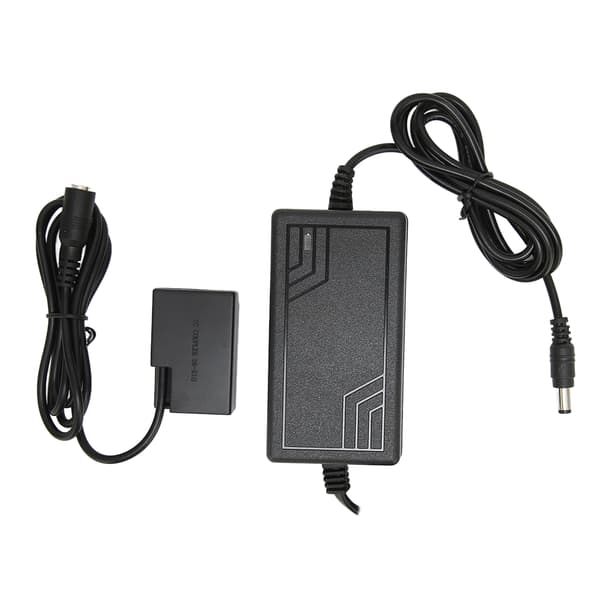 DRE18 DC-koppling Dummy-batteri med strömadapter för EOS RP Mirrorless 760D 750D 800D 850D 77D 200D 100–240 V (EU-kontakt)