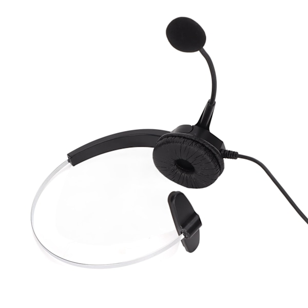 Callcenter-headset Mono Brusreducerande Dubbla 3,5 mm-kontakter Dator Öronmuffar för Onlinekurser Callcenter