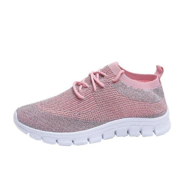 Kvinna Slip På Utomhus Casual Andas Sneakers 9