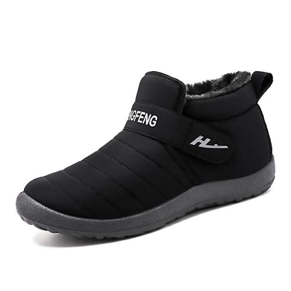 Kvinnor Winter Snow Flats Boots black A 6