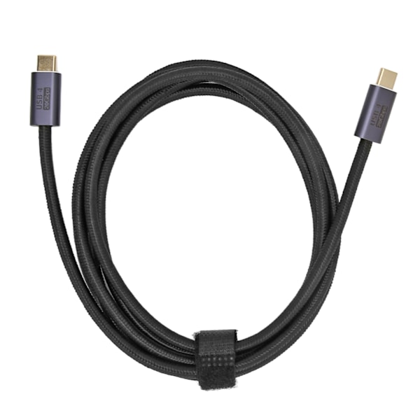 USB 4.0 Kabel Multifunktionell 20Gbps Höghastighetsöverföring HD 8K 60HZ Stöd PD100W Typ C till Typ C Kabel 200cm