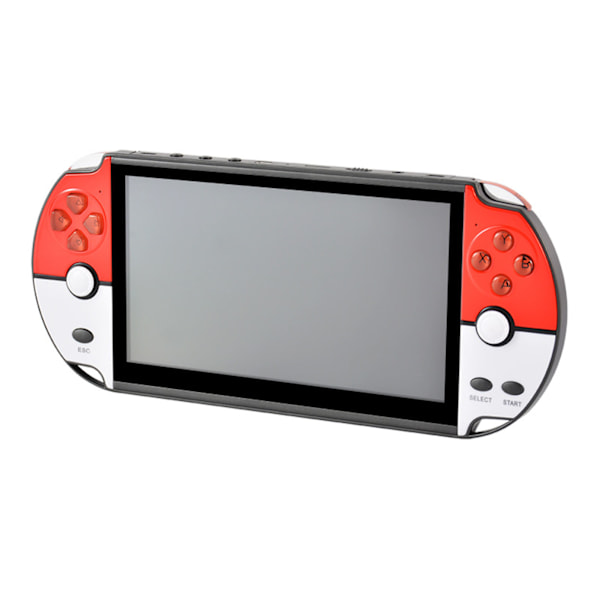 7,1 tum Handhållen Spelkonsol Inbyggt 16 GB Minne HD Stor Skärm Retro Stil Video Handhållen Spelkonsol för 2 Spelare